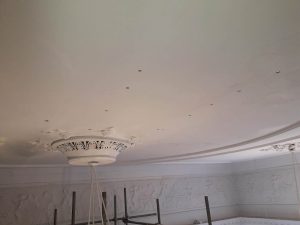 repairs to ornate ceiling
