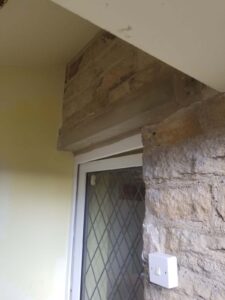 Completed Stone Lintel Replacement