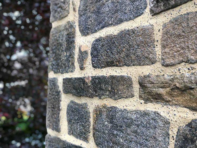 Close-up of completed Lime Mortar