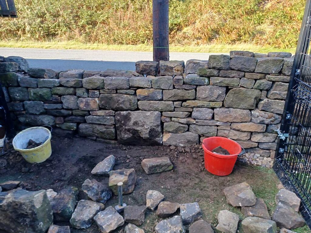 Rebuilding the Dry Stone Wall
