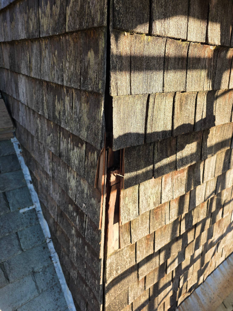 Old Shingles Before Replacement